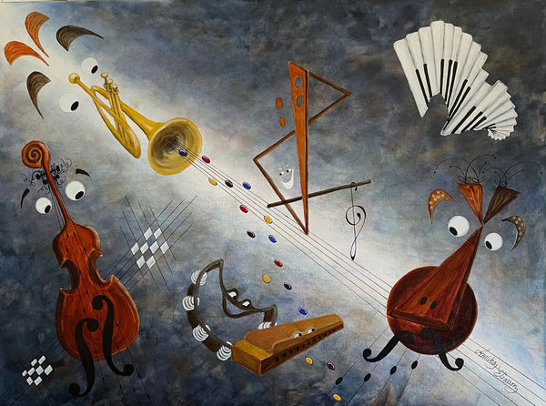 The orchestra is in full swing
