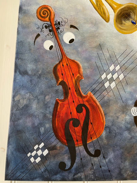 The orchestra is in full swing