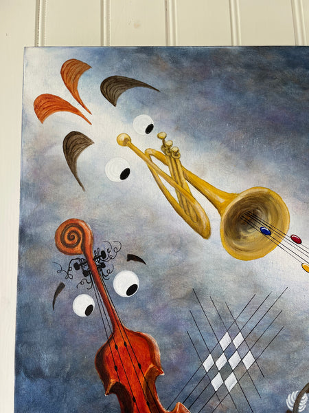 The orchestra is in full swing